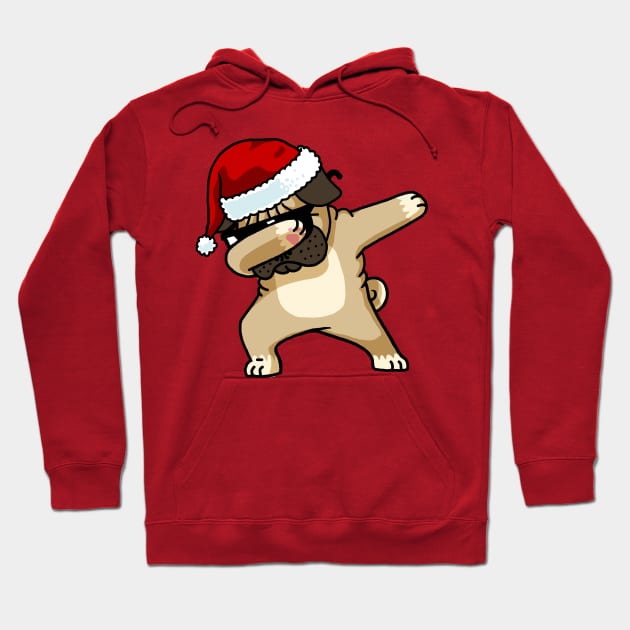 Dabbing Pug Shirt Cute Pug Dab Shirt Christmas Pugly Sweater Hoodie by vo_maria